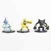 6pcs/set Pokemon Mega Greninja Zeraora Scorbunny Zarude Drizzile Figure Toys 7cm