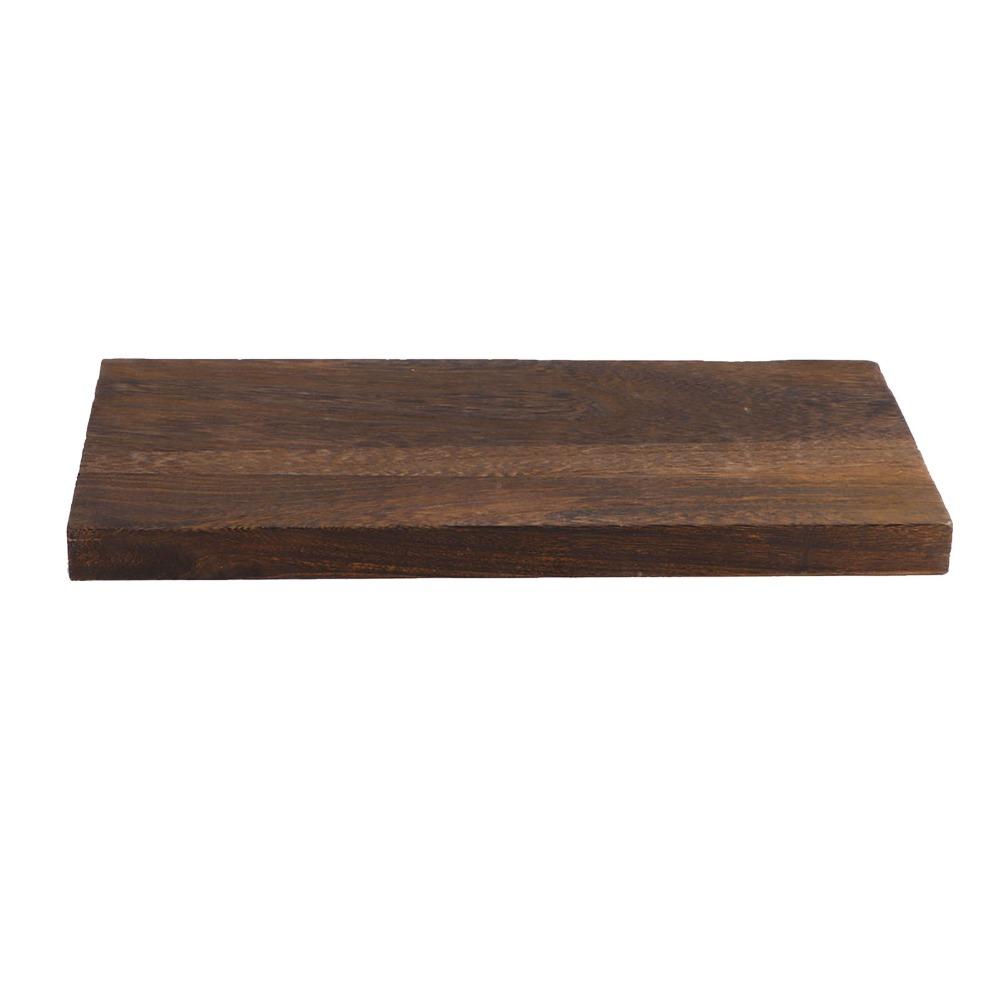 Brown Paulownia Wall Mounted Shelves Rustic Wood Storage Rack Display Rack Floating Shelf  Bedroom