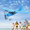 2.4G Remote Control 2 Channel Aircraft Helicopter Airplane Kids Toy Model (Blue)
