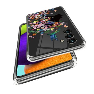 Тонкий чехол для Samsung Galaxy A34 5G с рисунком IMD, противоударный, из мягкого ТПУ