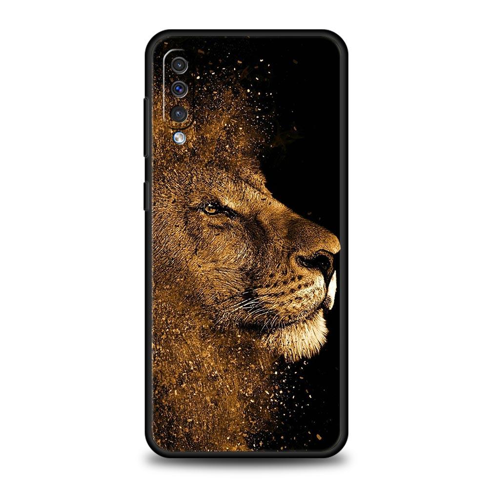 Чехол для телефона Лев Альфа Самец Котёнок Для Samsung Galaxy A56 A36 A26 A34 A17 A16 A06 A14 A12 A54 A72 A24 A22 A20e A52 A50 A40 A32