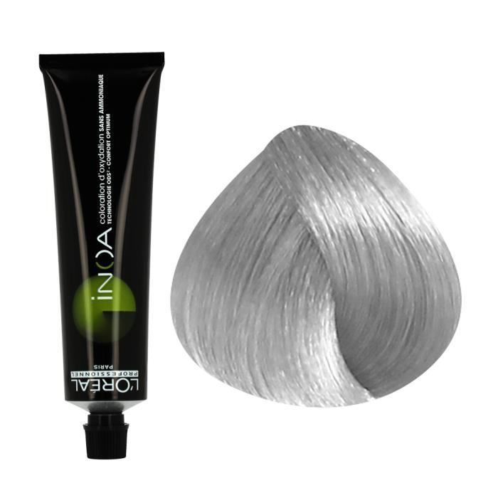 Coloration d'oxydation - L'OREAL - INOA CLAIR - 60ml - Sans ammoniaque - Gel pour tous types de cheveux
