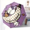 1pc Halloween Hello Kitty Moon Umbrella with Plastic Handle,Suitable for All Seasons Home Travel Outdoor UmbrellaSanlio540