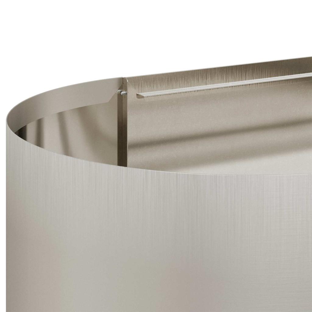 Raised Garden Bed for Outdoor Use Stainless Steel 120 x 40 x 40 cm