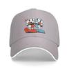 Классическая популярная игра Мультяшная Бейсболка Cuphead Mugman для Мужчин Женщин Дышащая Папина Кепка Защита от Солнца