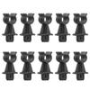 10pcs Universal Holder Car Parts 65722EB300 Hood Bonnet Support Clip Prod Rod Clamp Black Retainer
