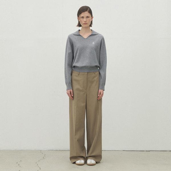 ATELIER NAIN Essential Jane Wide Pants(Pt-5576)