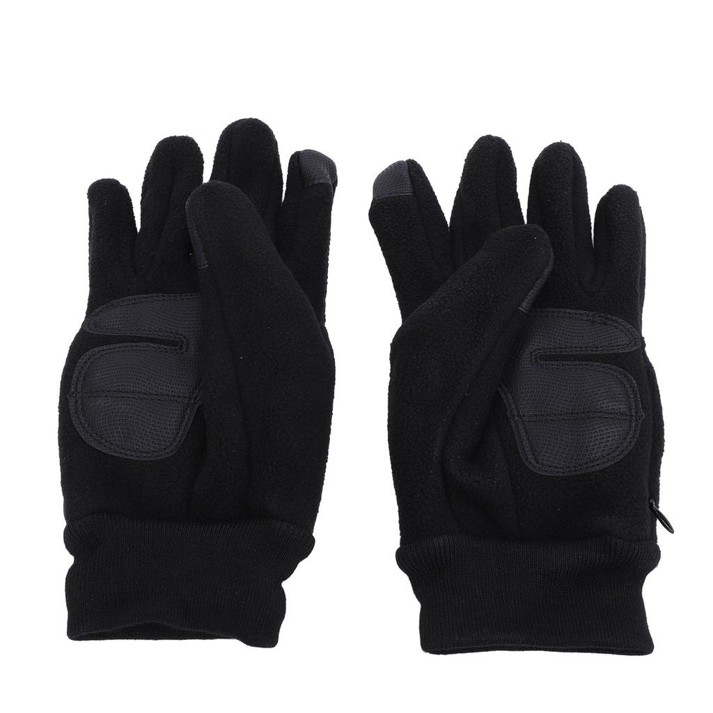 Heated Gloves Detachable Washable Plush Padded Winter Warm Heating Gloves for Skiing and Outdoor