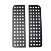 2pcs Rear Door Window Glass Cover Strip Decor Trim For 18-22 Jeep Wrangler JL JT