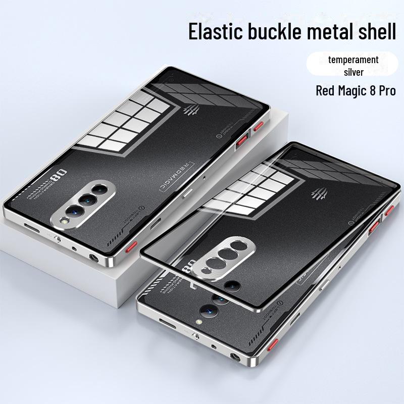 Чехол для телефона Remagic Red Magic 8S Pro с металлическим каркасом и магнитной линзой для Z50 Ultra