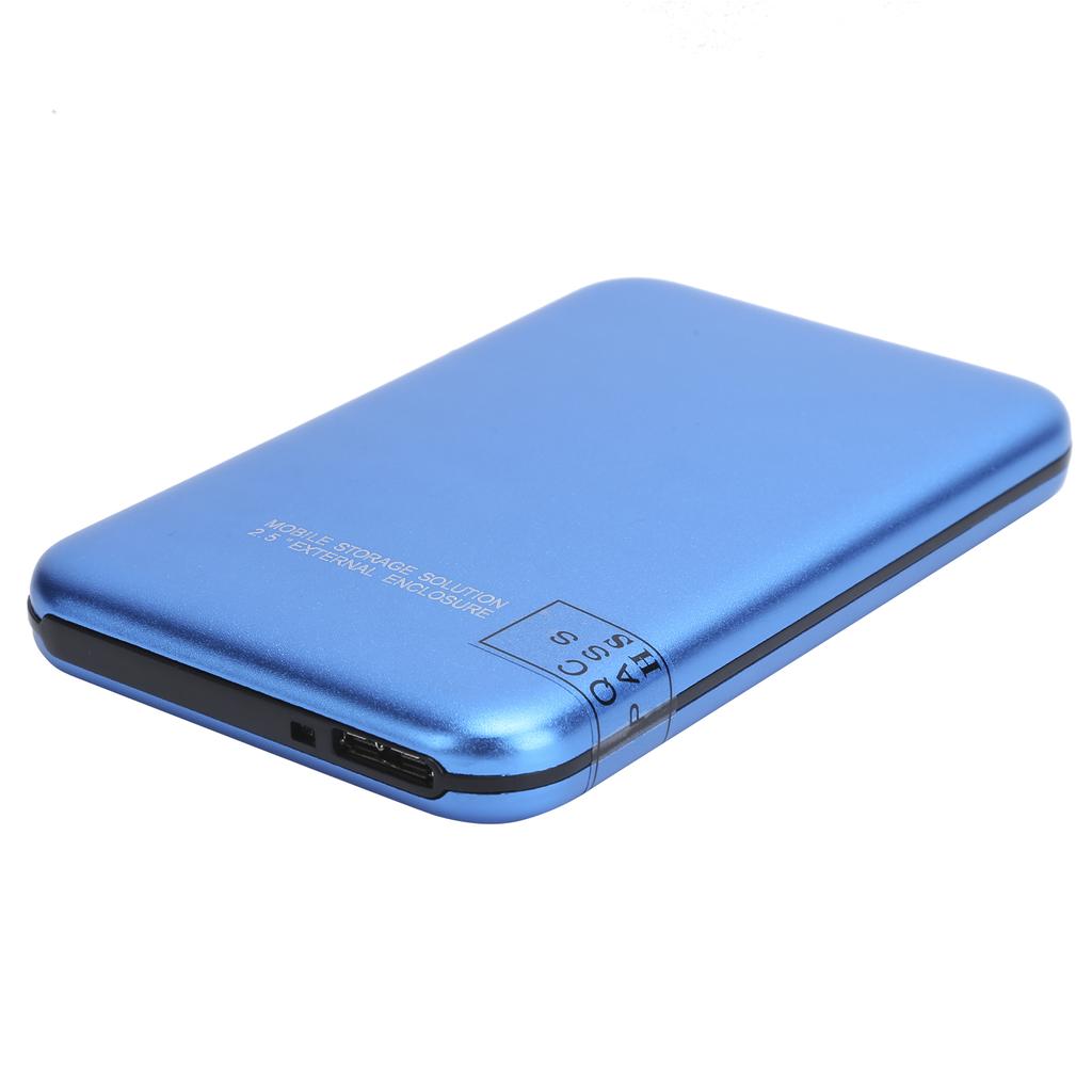 2,5-дюймовый мобильный внешний жесткий диск USB3.0 портативный жесткий диск синий с адаптерным кабелем для настольного компьютера