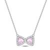 Original 925 Silver Charms Colorful Bow Set Earrings Ring Beads Pendant for Women Bracelets Necklaces DIY Jewelry Gift