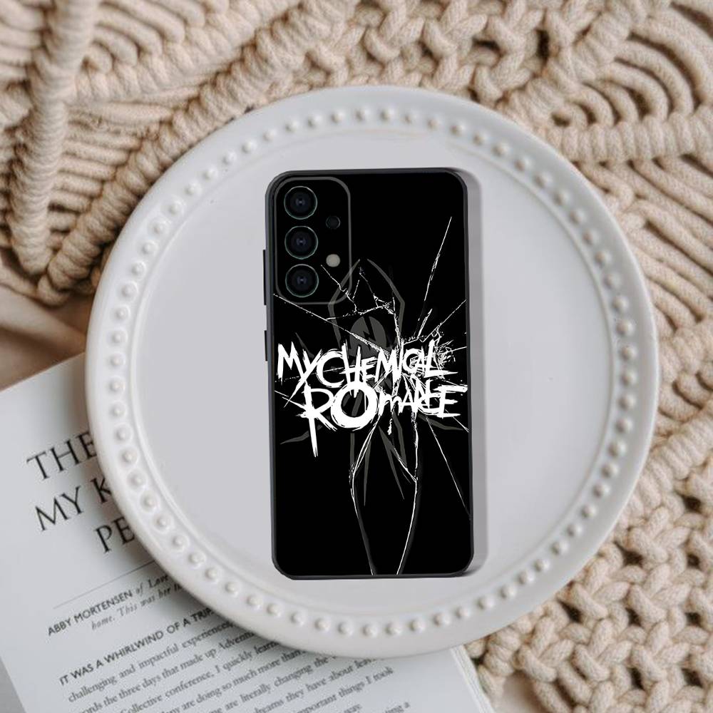 Чехол для телефона My Chemical Romance MCR для Samsung Galaxy A73,31,32,72,41,53,52,71,22,5G,Note,J7,8,9 Мягкий черный чехол