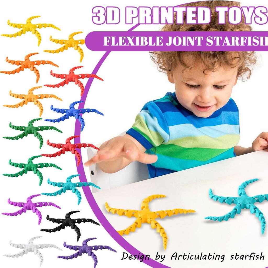 3D Printed Articulated Toy Creative Toy Decorative Articulated Animal Model For Adult And Kids