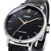 Casio Quartz Watch Black with Black Leather Overseas Model Women's LTP-VT01L-1B Band, [Used]