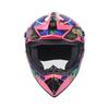 Unisex Off-Road Motorcycle Full Helmet 225 Pink Size 5 Travel Personality Safety Cover Four Seasons Motorbike Riding Helmet