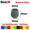 Rod Fix Ring Rod Bottom Protector Silicone Protective Case Fishing Rod Handle Protective Case