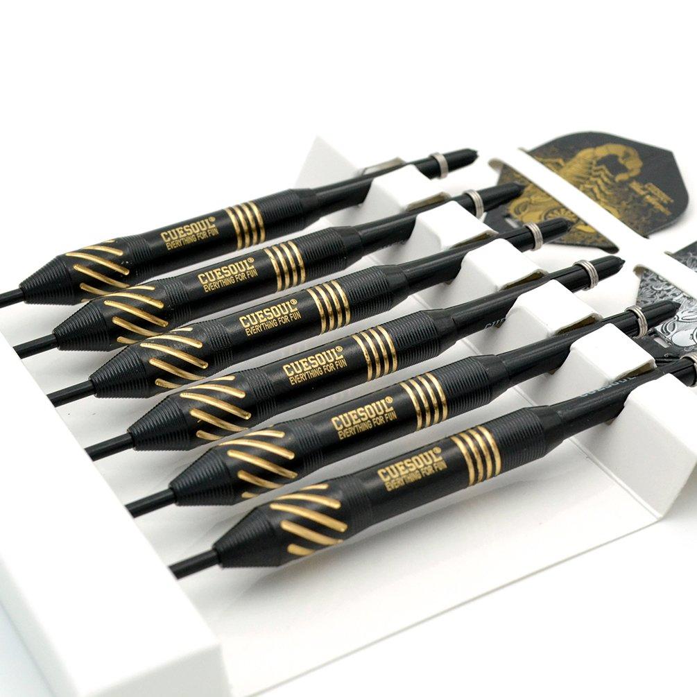 CUESOUL Black Scorpion 24 г Стальной наконечник Латунный набор дротиков - Упаковка 6 шт.(CSBS-F3204)