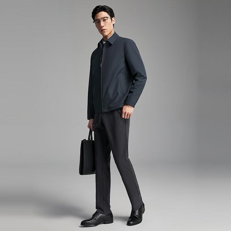 YOUNGOR Men's Classic Business Commuter Lapel Jacket