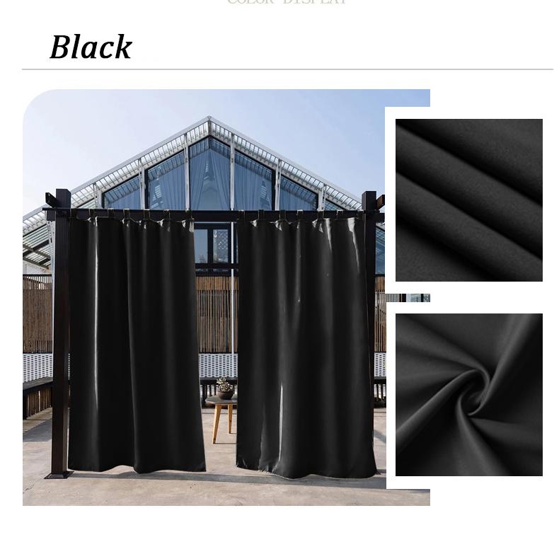 Высокоточная водонепроницаемая непромокаемая занавеска для наружного балкона, беседки, солнцезащитный крем, ткань для штор