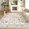 Living Room Carpet Bedroom Bedside Sofa Floor Mat High Density Loop Pile Mats Big Area Carpets Floral Style Home Decoration Rug