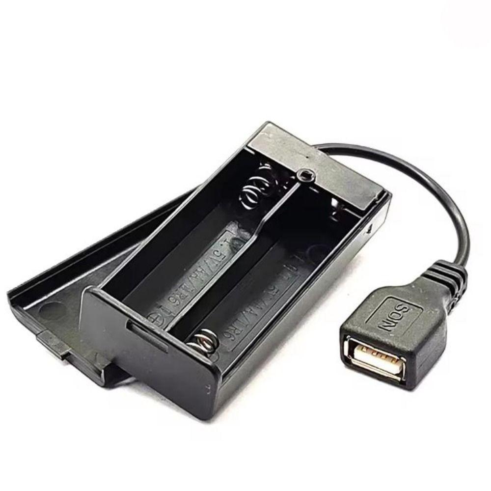 With USB Power AA Battery Holder With Switch Battery Cover switch DIY 2/3/4/6/8 Slot