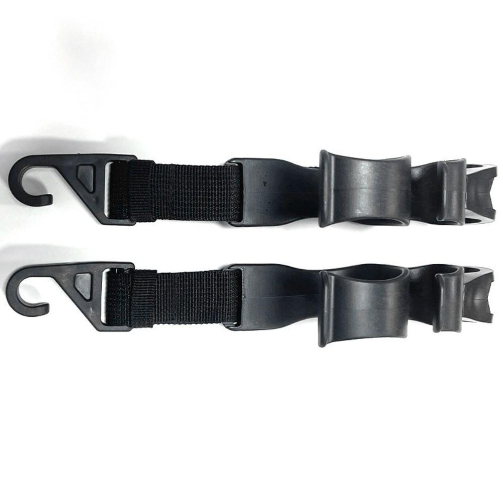 2pcs Adjustable Length Car Back Seat Hook Umbrella Holder Seat Back Storage Hook Auto Interior Tool