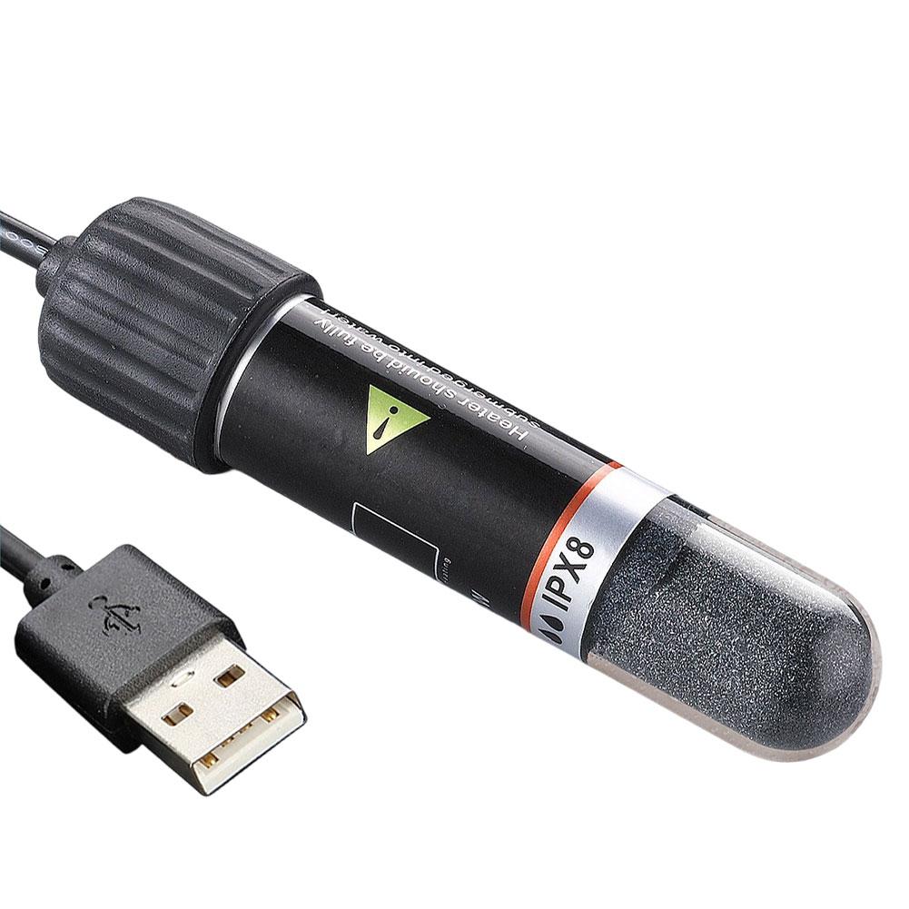 Мини-нагреватель для аквариума Безопасный для креветок/черепах/рыб/рептилий 27-26℃ Термостат Нагреватель для баскинга в аквариуме Нагреватель для маленького аквариума