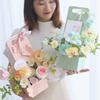 2Pcs Creative Hand-Folded Folded Flower Box Flower Gift Box Romantic Flower Arrangement Box Portable Bouquet Wrapping Box