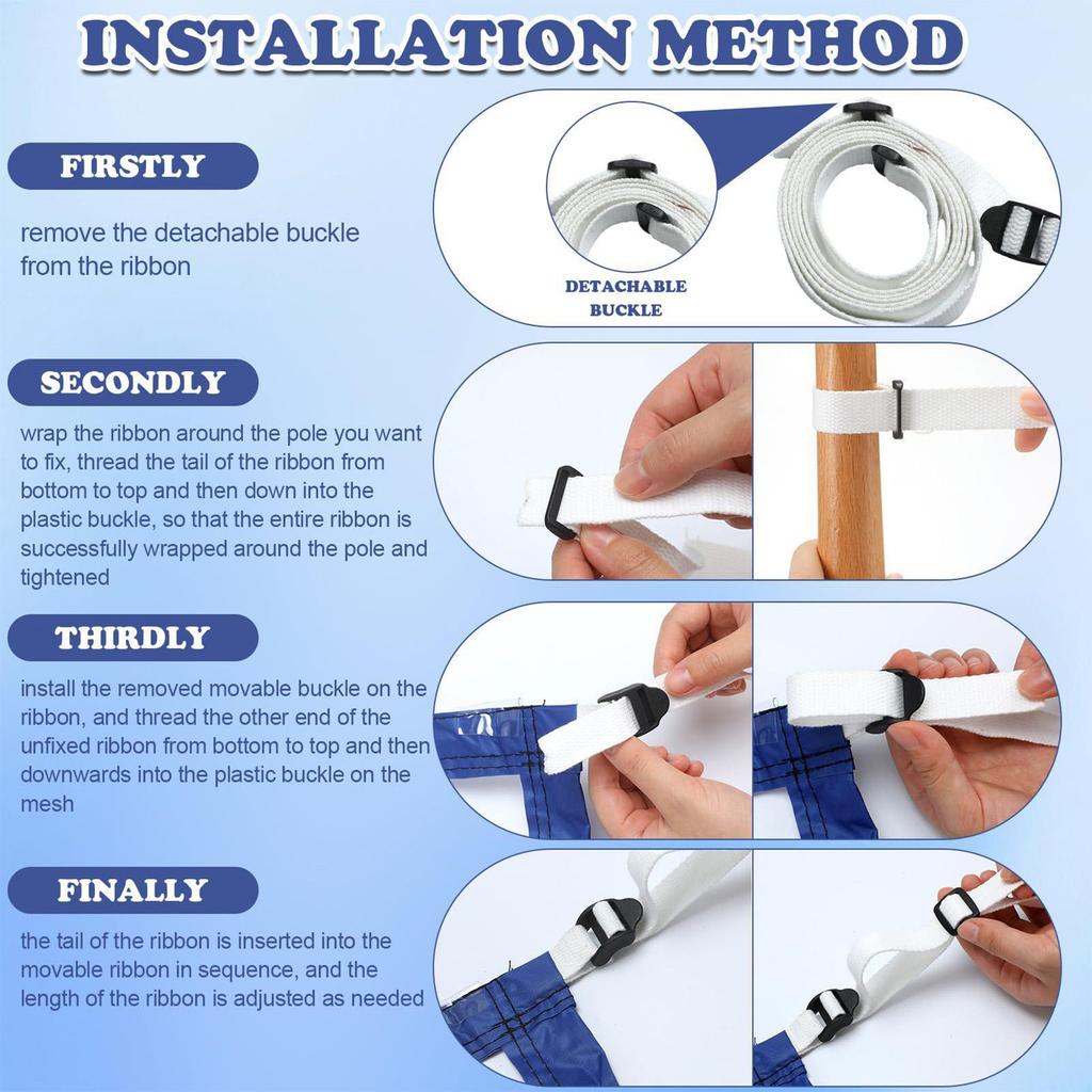 Волейбольная сетка для бассейна 15 x 3 фута нейлоновая портативная волейбольная сетка запасные аксессуары профессиональные принадлежности для бассейна