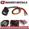 UXCELL Taillight Tail Lamp Socket Wiring Harness for Dodge Nitro 07-11 No.55157150AG