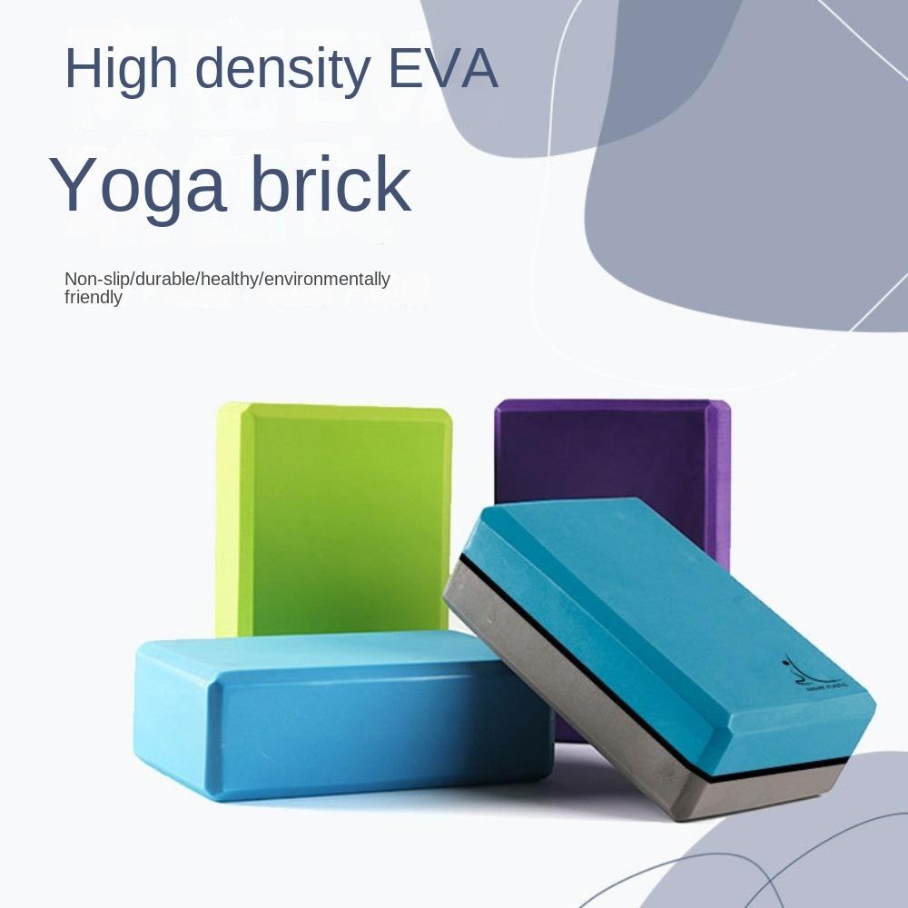 Solid Color Yoga Foam Blocks High Density Props Brick Column Yoga Block Pilates