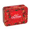 1PC Tin Box Square Candy Box Storage Box Tinplate Box Gift Box Christmas Cookie Box Empty