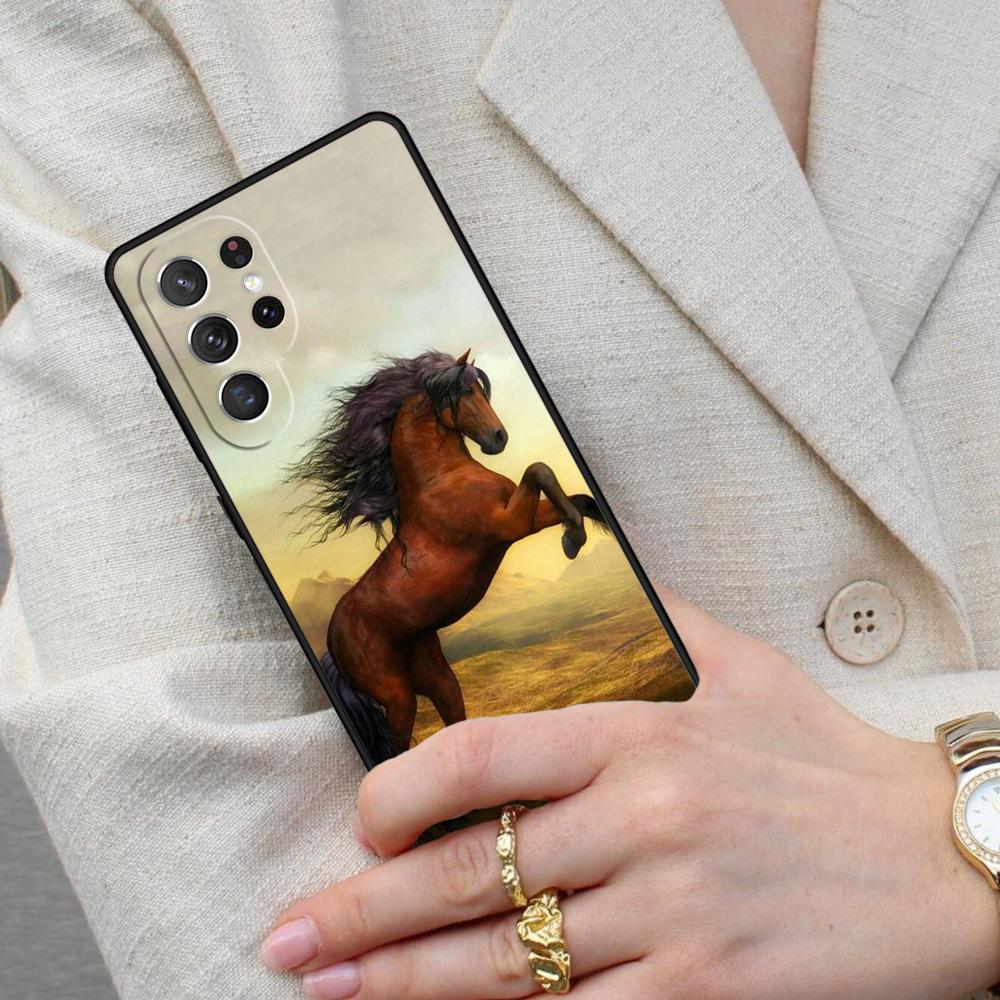 Чехол для телефона с изображением животного-скакуна, лошади, для Samsung Galaxy S26 Ultra S25 S24 S23 S22 S21 S20 Note10