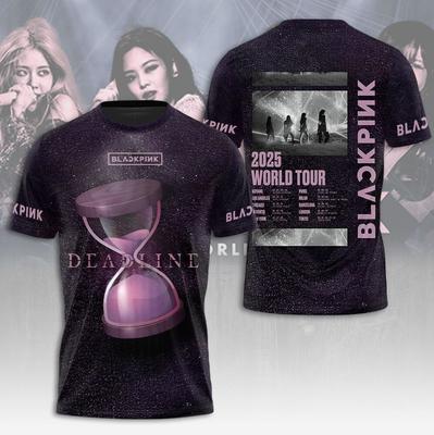 BLACKPINK Deadline Мировой Тур 2026 3D Футболка