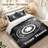 Custom Name Bedding Set 3 PiecesRed Hot Chili Peppers Print Duvet Cover + 2 Pillowcases Soft Bed Decor