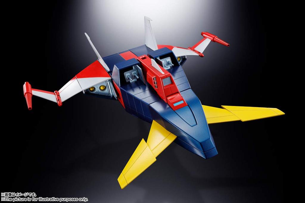 TAMASHII NATIONS Душа Чогокина Непобедимый робот Трайдер G7 240 мм Окрашенная подвижная фигурка GX-66R Приблизительно. АБС и ПВХ и литье под давлением