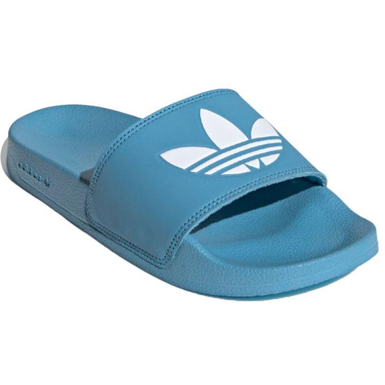 Adidas Originals Adilette Lite Thick Sole Outdoor One-Piece Molded Slip-On Sandals Women Sandals Blue FY6542