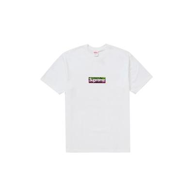 Футболка Supreme Los Angeles Пожарная помощь Логотип-коробка Белый