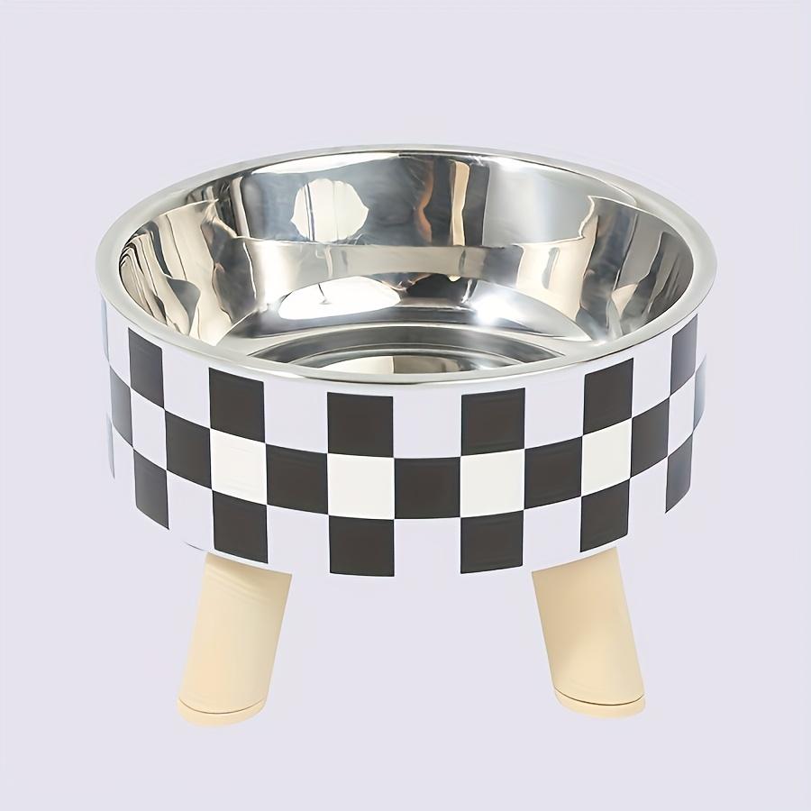Stainless Steel Raised Pet Bowl,Cat Water and Food Dish, Spill-Proof Detachable Feeding Bowl for Small Pets Suitable for Puppies
