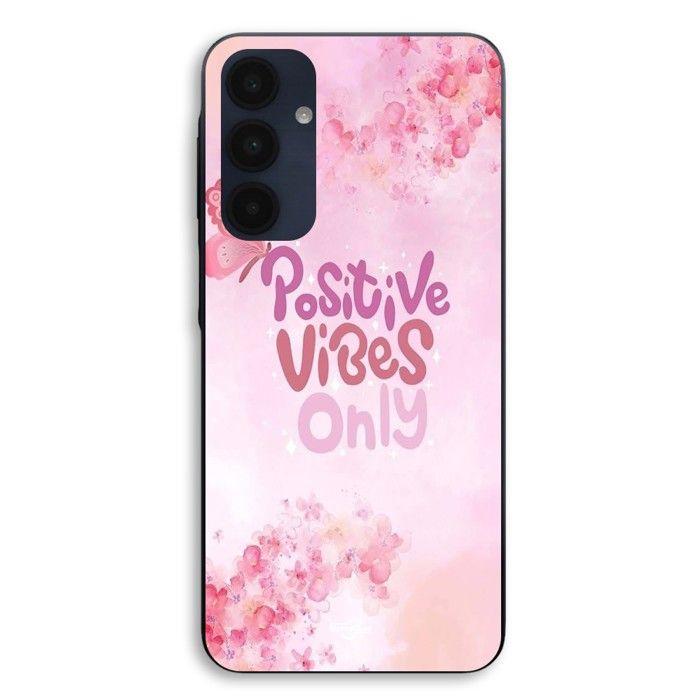 Coque de téléphone - MANIACASE - Samsung Galaxy A25 - Silicone TPU - Souple - Positive vibes only