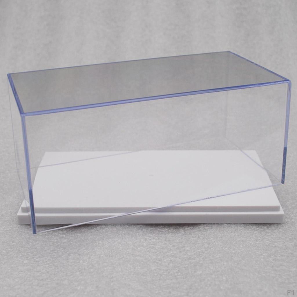 1:43 Clear Acrylic Toy Car Display Case Collectibles Storage Box for Statues Toys