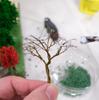 YNAK Diorama Model and Other Scenery Materials for Glass Model Miniature and Railway Models Leaves, Trees, Buildings, Gardens, (Emerald/Grains, 250ml)