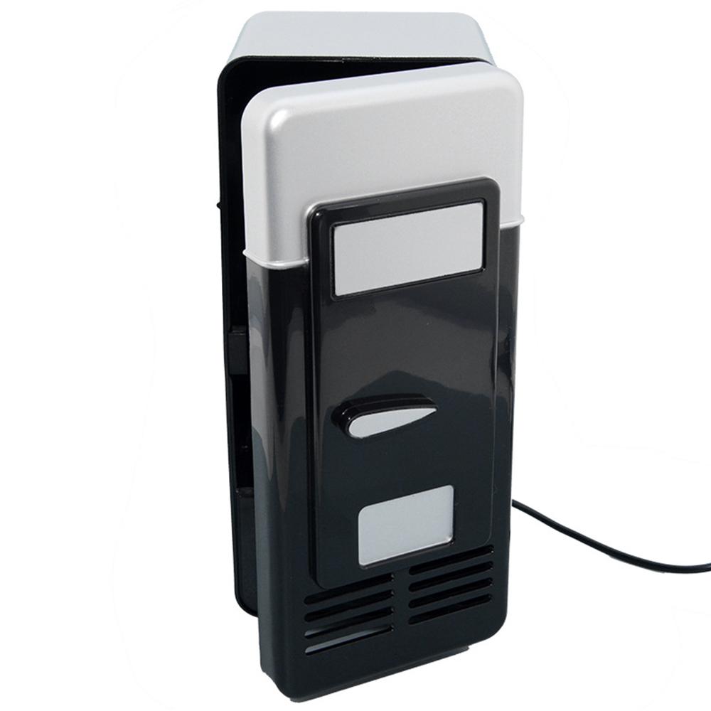USB-холодильник Переносной охладитель Мини-охладитель / подогреватель для напитков в банках для автомобиля Ноутбука ПК Компьютера Черный Красный Цвет 2025