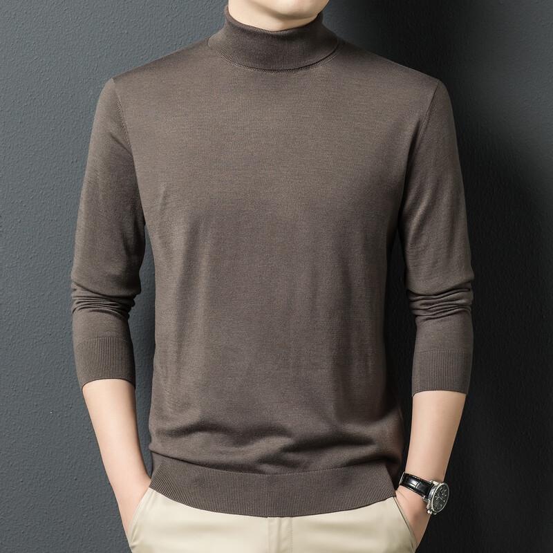 Yiliteng Men's Turtleneck Pullover Sweater YTMTS5355