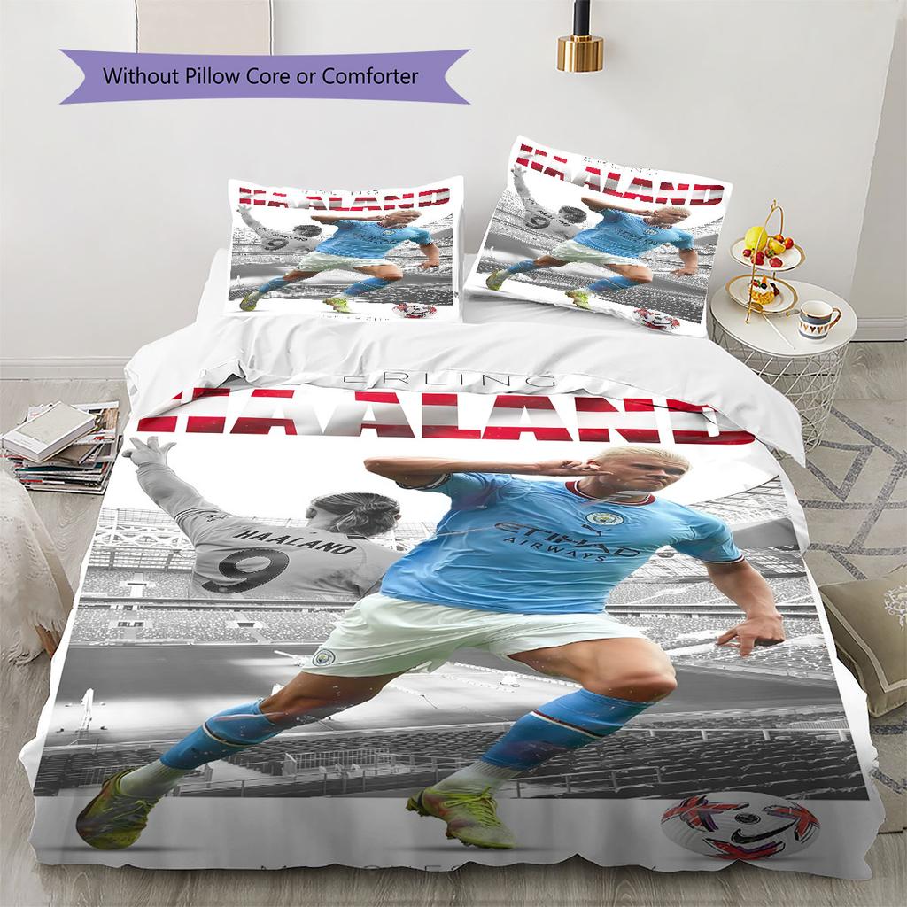 Vinicius Jr. Rise Bedding Quilt Set Quilt Cover Pillowcase Home Decoration Birthday Gift (1 * duvet cover + 2 * pillowcase, without core)