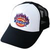 Dickies Стандартная сетчатая кепка с логотипом пламени 874 Street Cap, Свободная кепка с пламенем, Унисекс, (JP, Алфавит, Размер, Белый)