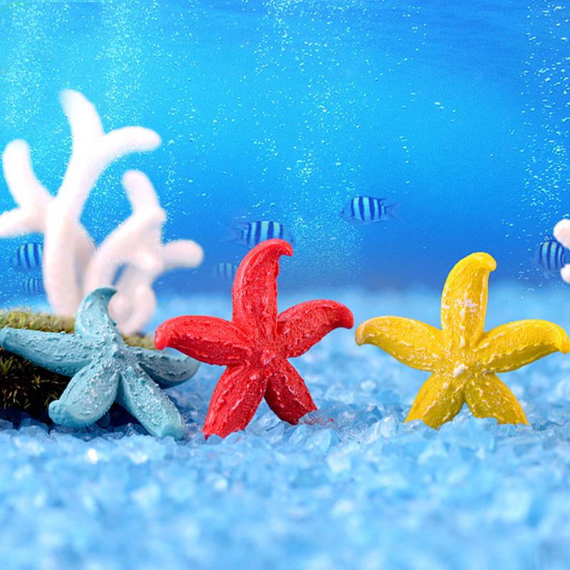 Морская звезда Домашнее украшение Аквариумы Украшения Микро Ландшафт Коралловые Украшения DIY Ландшафт Искусственный коралл Аксессуары для Аквариума