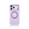 Для iPhone 18 Pro Max Чехол Мягкий Жидкий Силикон Магнитный 360° вращающаяся подставка Защитная Задняя Крышка Телефона Для Magsafe Оболочка