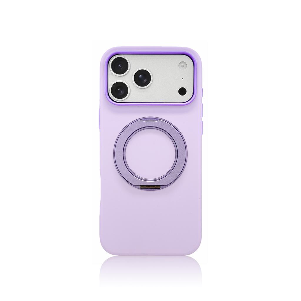 Для iPhone 18 Pro Max Чехол Мягкий Жидкий Силикон Магнитный 360° вращающаяся подставка Защитная Задняя Крышка Телефона Для Magsafe Оболочка